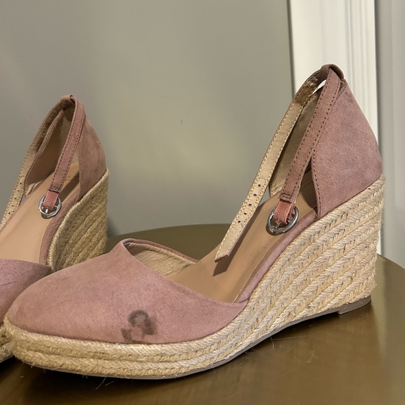 Target A New Day Pink Espadrilles Wedge Heels, Size 9.5 - Picture 8 of 9
